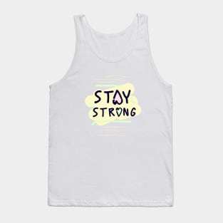 stay strong heart Tank Top